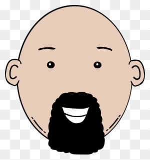 64 645349 Bald Guy With Beard Cartoon 