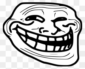 Trollface By Deniskapwnz - Black Mirror Meme Face - Free Transparent ...