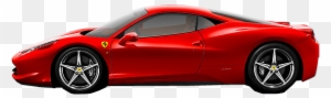 Ferarri Clipart Supercar - Ferrari 488 Side View - Free Transparent PNG ...