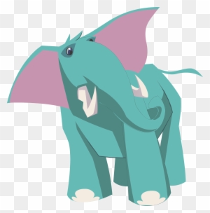 Blue Elephant - Animal Jam Elephant