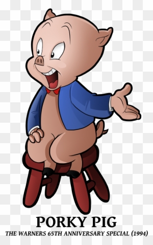 Porky Pig By Boscoloandrea Porky Pig Free Transparent Png Clipart Images Download
