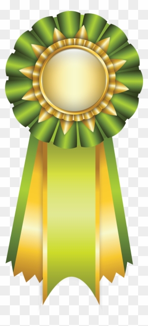 Green Rosette Ribbon Png Clipart Picture Medals And Ribbons Png