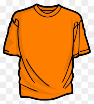 T Shirt Orange Clip Art At Clker - T Shirt Clipart - Free Transparent ...