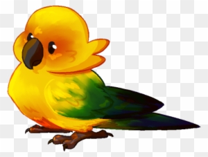 Bird Png Clipart - Sun Conure Cartoon Png