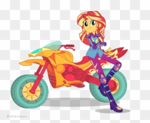 Friendship Games Sunset Shimmer Sporty Style Artwork - Friendship Games Sunset Shimmer Motocross