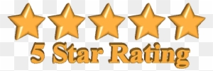 5 Out Of 5 Stars - 4.5 Out Of 5 Star Rating - Free Transparent PNG ...