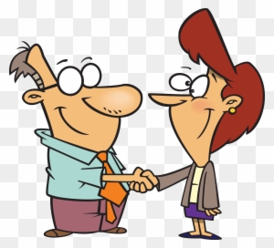 Handschlag Clipart - Handshake Cartoon - Free Transparent PNG Clipart ...