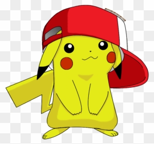 Pikachu With Hat Drawing - Pikachu Wallpaper Hd