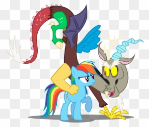 Discord/rainbow Dash - Mlp Rainbow Dash And Discord