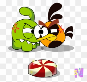 Orange Bird Who Will Get The Candy Angry Birds Toons Orange Bird Free Transparent Png Clipart Images Download