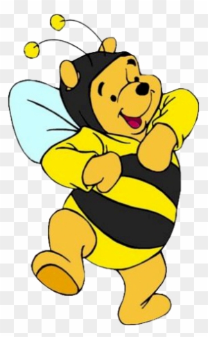 Winnie yawning, stretching Winnie hugging honey pot Winnie the Pooh