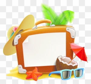 tropical tourist clipart