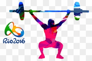 2016 Summer Olympics Rio De Janeiro 2012 Summer Olympics - Weight Lifting Silhouette Png