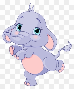 Baby Blue Elephant Dancing - Dancing Elephant Cartoon - Free ...