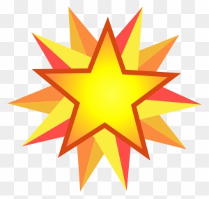 Three Stars And Sun - 3 Star In A Sun - Free Transparent PNG Clipart ...