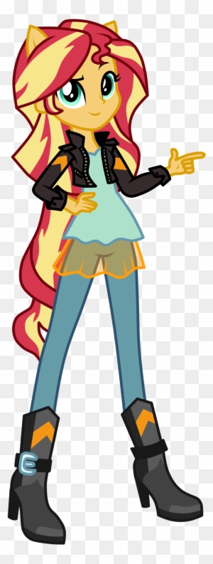 Based On Official Artworks Of Sunset Shimmer - Mlp Sunset Shimmer Eg