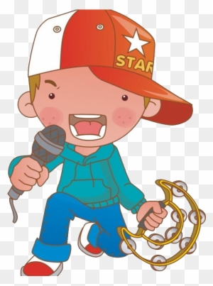 clipart boy singing riptide