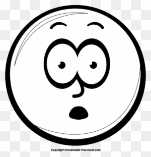 angry face clip art black and white