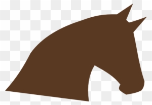 Enlarged Brown Horse Head Clip Art At Clker - Cartoon Horse Head