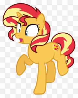 Absurd Res, Artist - Sunset Shimmer Pony Surprised - Free Transparent ...