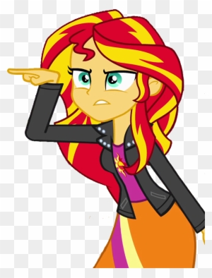 Eg Sunset Shimmer And Your Demon Face - Mlp Eg Base Sunset Shimmer 