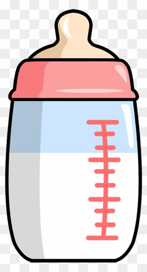 Free Cute Cartoon Baby Bottle Clip Art - Baby Bottle Clipart