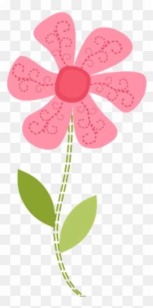 Pink Flower Clip Art - Minus Flor - Free Transparent PNG Clipart Images ...