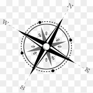 compass needle clipart black