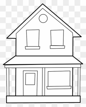 Outline Of House 12, Buy Clip Art - Up House Outline
