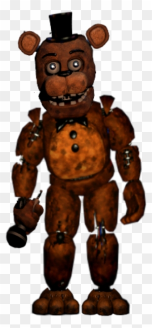 Unwithered Freddy Fnaf 2 Something Scary, Fnaf Characters, - Fnaf 2  Unwithered Freddy, HD Png Download - 748x1052(#1721031)