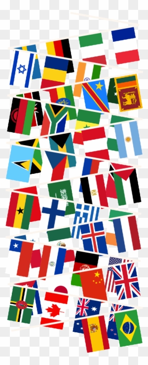 World Multi Nation Bunting - Google Translate - Free Transparent PNG ...