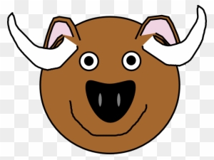 Oxen Clipart - Stable - Cartoon Face Of Ox