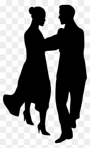 Couple, Dance - - Silhouette De Couple De Danseur - Free Transparent ...