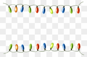 Christmas Lights Clipart Borders Png Image Gallery - String Of Christmas Lights