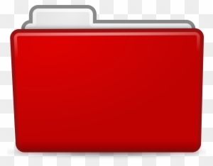 Simple File Folder Clip Art Medium Size - Red Folder Icon Jpg - Free ...