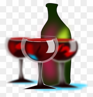 Wine Glass Graphic 20, - Botella De Vino Png Transparente - Free ...