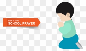Pray Clipart School Prayer - School Prayer Cartoon