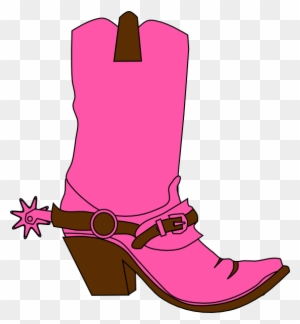 Cowgirl Hat And Boot Clip Art At Clker Com Vector Clip - Relay For Life ...