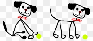 stick people dog