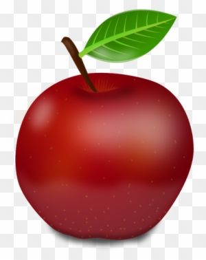 Red Apple Transparent Clip Art Image​