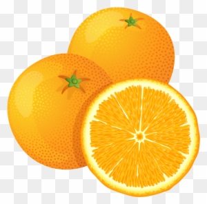 transparent orange fruit