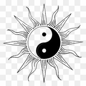 Sun Drawing Clipart Yin And Yang Sun Free Transparent Png Clipart Images Download