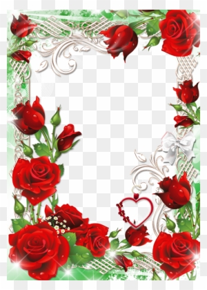 Roses Vector Clipart Black And White Clip Art - Black Rose Frame Png ...