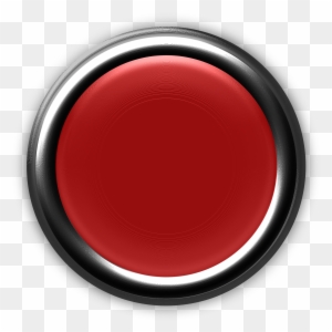 Button With Internal Light Turned Off - Red Button Icon Png