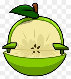 Sour Apple Chair - Fruit Furniture Id Club Penguin - Free Transparent PNG  Clipart Images Download