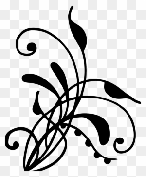 Henna Vines Swirl Artwork Png Image - Vine Plant Silhouette - Free ...