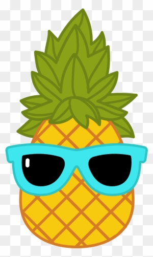 Yellow and green pineapple in sunglasses illustration, Pineapple Luau Food  , cool pineapple transparent background PNG clipart | HiClipart