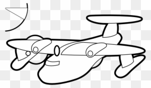 airplanes clipart black and white