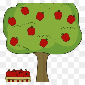 Apple Basket Clipart Apple Tree With Apple Basket Clip - Apple Trees ...