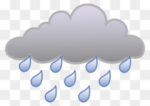 Cartoon Rain Cloud Clip Art - Rainy Weather Clip Art - Free Transparent ...